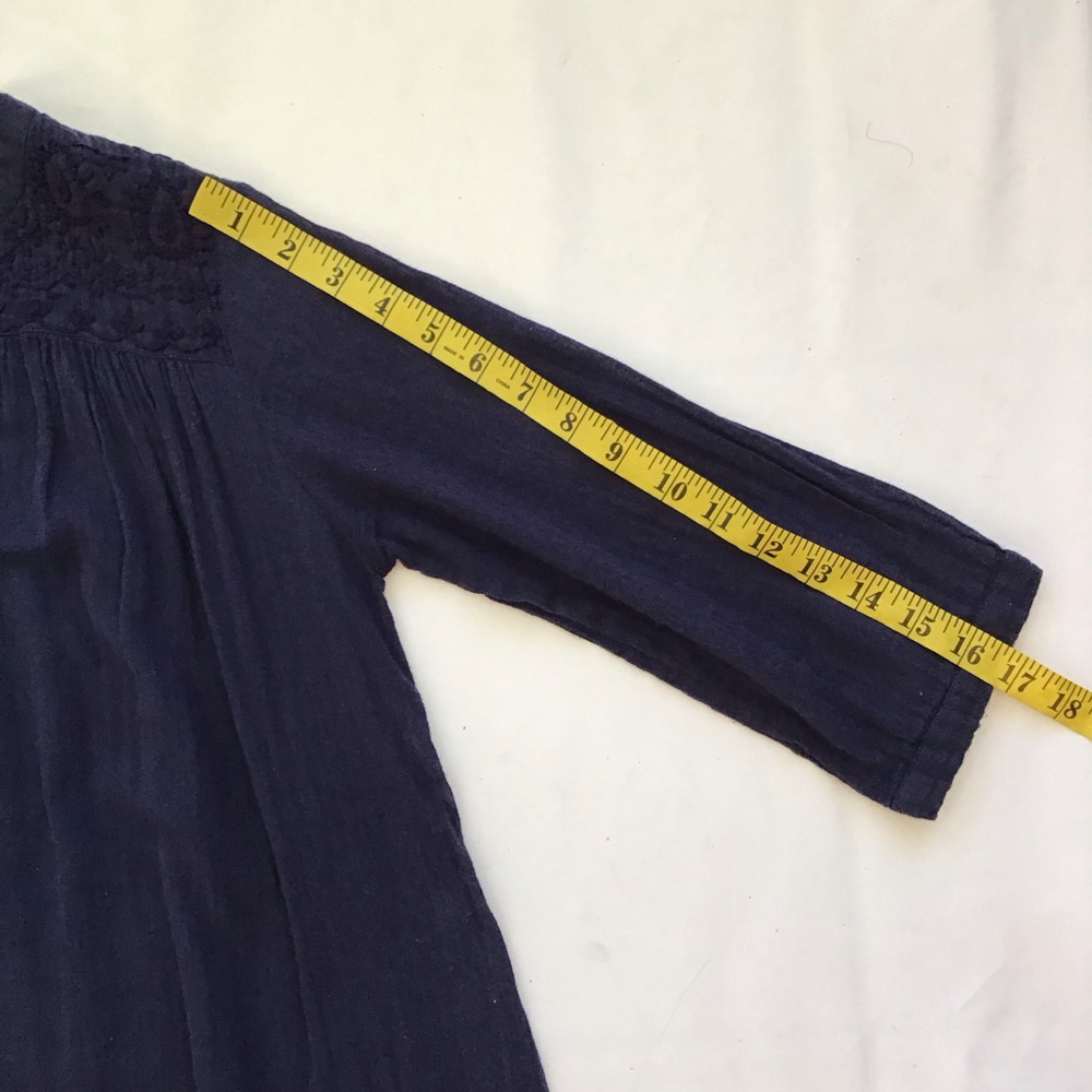Roller Rabbit Women Elegant Navy Mini Dress XS with Tassels - Picture 12 of 14